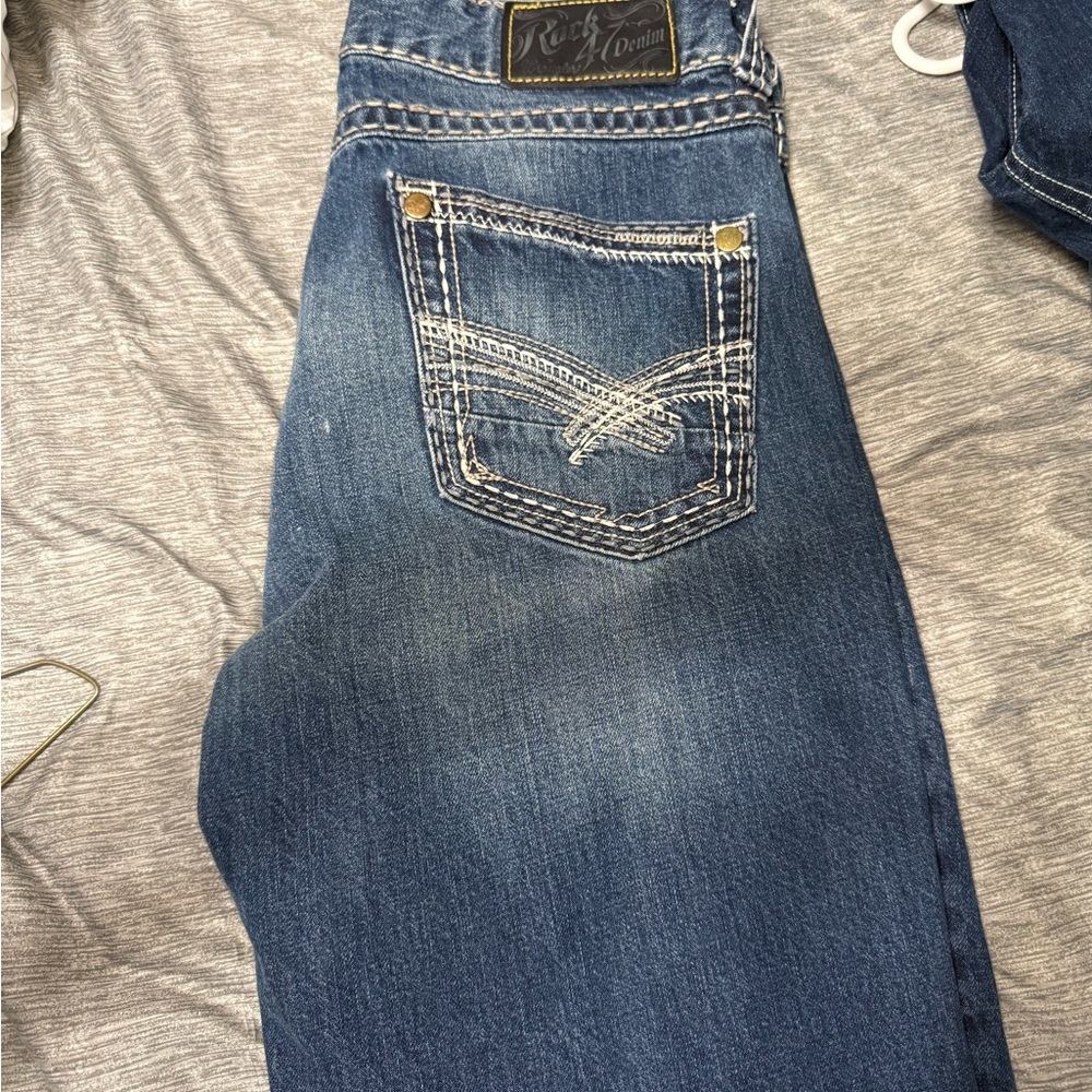 Rock 47 Denim jeans 34x36 Boot cut